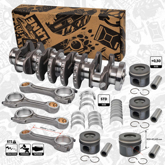 Kit vilebrequin 2.2 hdi PUMA / EURO 4 / 0,50mm