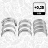 Coussinets de paliers 2.2 hdi PUMA 0,25mm